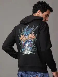 ZEN1 FASHION Men Typography Hooded Sweatshirt