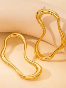 VAGHBHATT Gold-Plated Alloy Drop Earrings