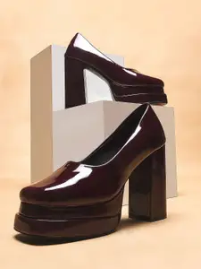 JM Looks Women's Block Heeled Sandal Shoes Stylish Comfortable Trendy