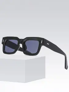 LULU & SKY Women Full Rim Wayfarer Sunglasses 33688-BLACK GRAY