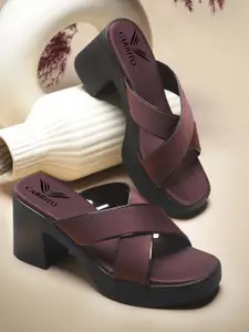 carrito Women Open Toe Block Sandals