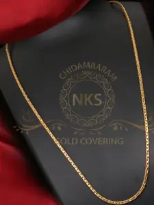 Arudhras fashion jewels Gold-Plated Brass Necklace