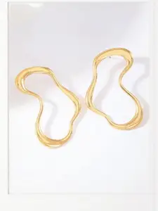 VAGHBHATT Gold-Plated Alloy Drop Earrings