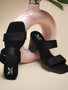 carrito Open Toe Block Heel Sandals