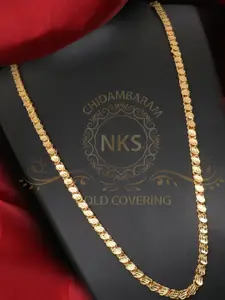 Arudhras fashion jewels Gold-Plated Brass Necklace