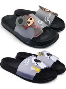 Pampy Angel Women Black EVA Flip Flops