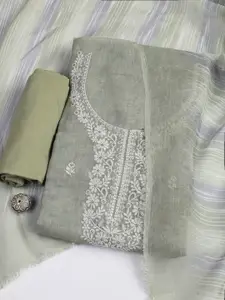 Meena Bazaar Embroidered Sequinned Unstitched Dress Material