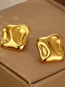 VAGHBHATT Gold-Plated Alloy Studs Earrings