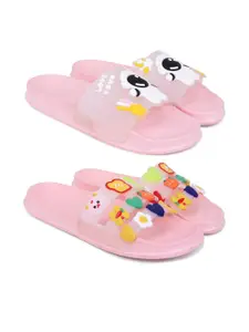 Pampy Angel Women Pink EVA Flip Flops