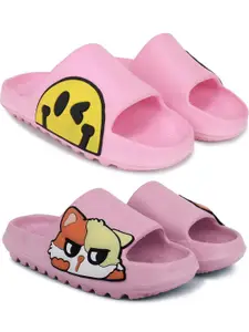 Pampy Angel Women Pink EVA Flip Flops