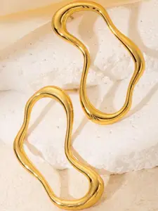 VAGHBHATT Gold-Plated Alloy Drop Earrings