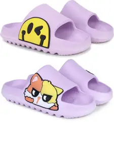 Pampy Angel Women Purple EVA Flip Flops