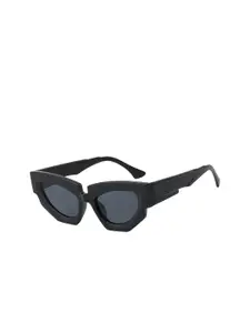 LULU & SKY Women Cateye Chunky Sunglasses 86078-BAOHUA TEA SLICES