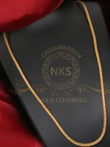 Arudhras fashion jewels Gold-Plated Brass Necklace