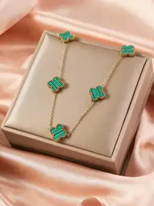 Fashion Frill Gold-Plated Necklace