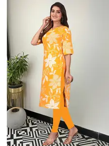 URMIR FASHION Women Viscose Rayon Straight Kurtis