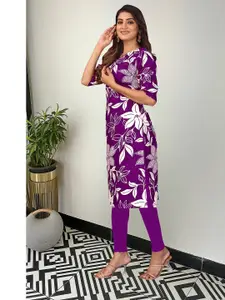 URMIR FASHION Women Viscose Rayon Straight Kurtis