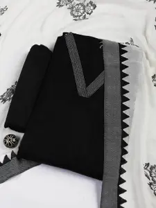 Meena Bazaar Embroidered Thread Work Unstitched Dress Material