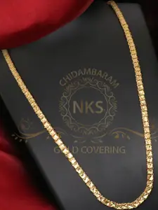 Arudhras fashion jewels Gold-Plated Brass Necklace