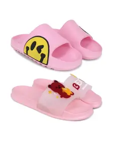 Pampy Angel Women Pink EVA Flip Flops