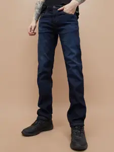 Forca by Lifestyle Men Straight Fit Mid-Rise Light Fade Jeans