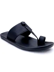 R-SWISS Men Black Synthetic Flip Flops