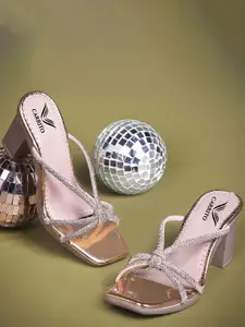 carrito Women Embellished Block Heel Sandals