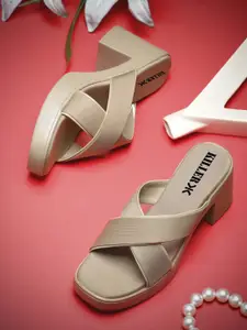 Killer Women Open Toe Block Heel Sandals