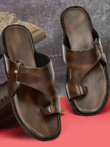 ZIRSQ Men Leather Sandals