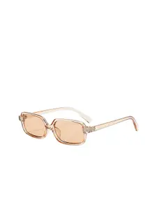 LULU & SKY Women Square Sunglasses With Regular Lens 55747-LIGHT ORANGE TEA