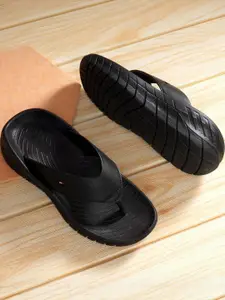 R-SWISS Men Black Synthetic Flip Flops