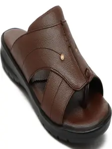 ZIRSQ Men Leather Sandals