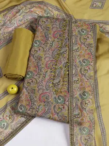 Meena Bazaar Floral Printed Unstitched Dress Material