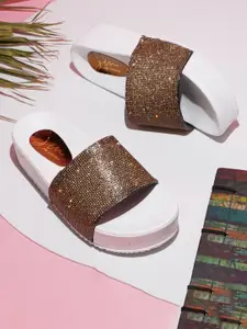 JM Looks Women Open Toe Platform Sandal