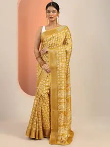 Libas Ethnic Motifs Printed Zari Saree
