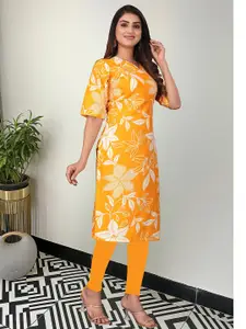 URMIR FASHION Women Viscose Rayon Straight Kurtis