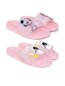 Pampy Angel Women Pink EVA Flip Flops