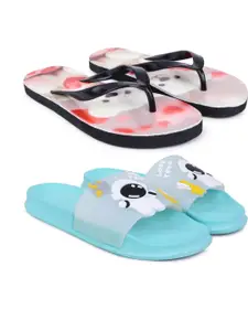 Pampy Angel Women Multicoloured EVA Flip Flops