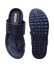 R-SWISS Men Black Synthetic Flip Flops