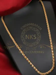 Arudhras fashion jewels Gold-Plated Brass Necklace