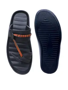 R-SWISS Men Black Synthetic Flip Flops