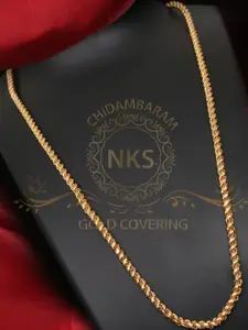 Arudhras fashion jewels Gold-Plated Brass Necklace