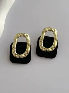 KRENOZ Gold-Plated Square Studs