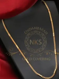 Arudhras fashion jewels Gold-Plated Brass Necklace
