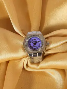 Fashion Frill Silver-Plated Stainless Steel Finger Ring