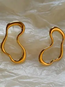 VAGHBHATT Gold-Plated Alloy Drop Earrings