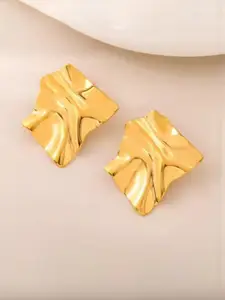 VAGHBHATT Gold-Plated Alloy Studs Earrings