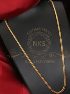 Arudhras fashion jewels Gold-Plated Brass Necklace