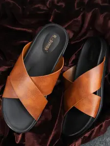 R-SWISS Men Multicoloured Synthetic Flip Flops