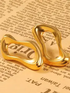 VAGHBHATT Gold-Plated Alloy Drop Earrings